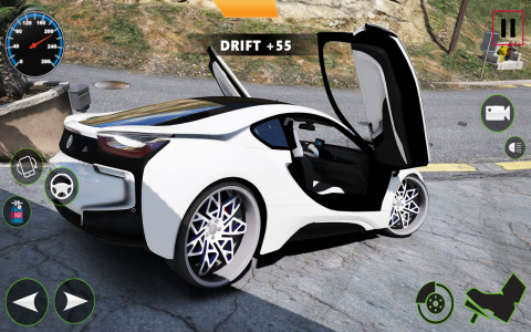 اسکرین شات بازی Car Drive & Drift Simulator i8 1
