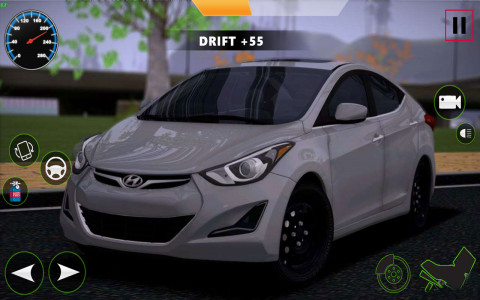 اسکرین شات 1 بازی Elantra Car driving Simulator