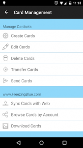 اسکرین شات برنامه FreezingBlue Flashcards (Free) 6