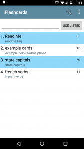 اسکرین شات برنامه FreezingBlue Flashcards (Lite) 1