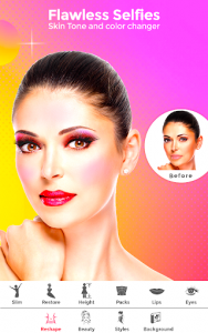 اسکرین شات برنامه WOWGIRL - Girl photo Editor , Makeup Camera app 1