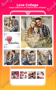 اسکرین شات برنامه Love Collage : Photo Editor , Pic collage maker 6