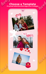 اسکرین شات برنامه Love Collage : Photo Editor , Pic collage maker 5
