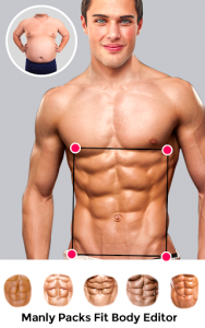 اسکرین شات برنامه Men Body Styles SixPack tattoo - Photo Editor app 3