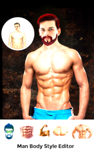 اسکرین شات برنامه Men Body Styles SixPack tattoo - Photo Editor app 8