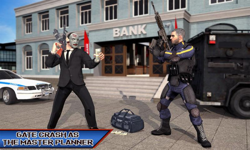 اسکرین شات 5 بازی Grand Heist: Bank Robber Games