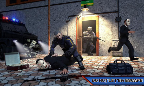 اسکرین شات 4 بازی Grand Heist: Bank Robber Games