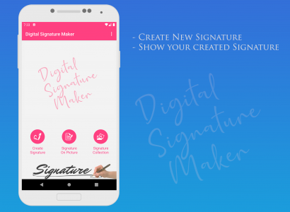 اسکرین شات 2 برنامه Digital Signature Maker