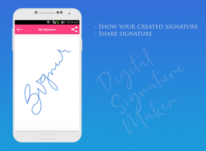 اسکرین شات 5 برنامه Digital Signature Maker