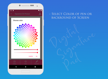 اسکرین شات 3 برنامه Digital Signature Maker