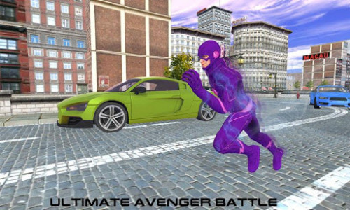 اسکرین شات بازی Real Speed Robot Hero: NY Crime City Battle 1
