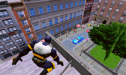 اسکرین شات بازی Grand Panther Flying Superhero City Battle 1