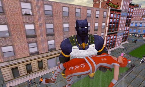 اسکرین شات بازی Grand Panther Flying Superhero City Battle 2