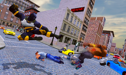 اسکرین شات بازی Grand Panther Flying Superhero City Battle 3
