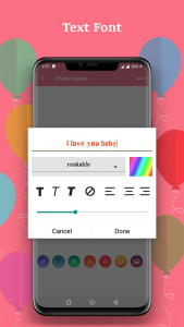 اسکرین شات 4 برنامه Anniversary Cake Photo Frame