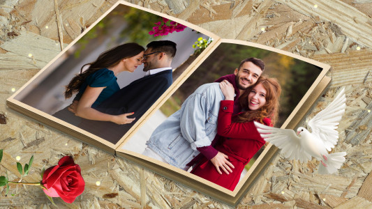 اسکرین شات 3 برنامه Book Dual Photo Frame