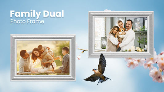 اسکرین شات 7 برنامه Family Dual Photo Frames
