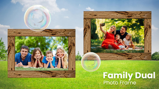 اسکرین شات 4 برنامه Family Dual Photo Frames