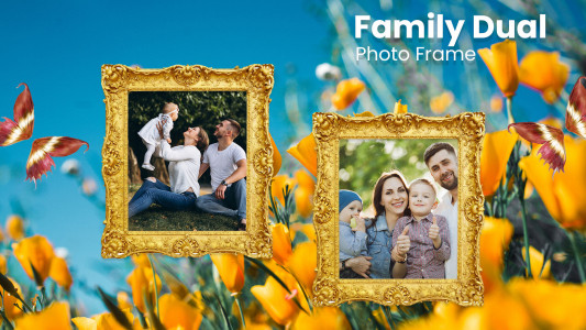 اسکرین شات 6 برنامه Family Dual Photo Frames