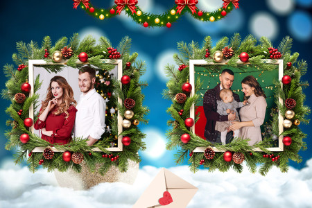 اسکرین شات 1 برنامه Family Dual Photo Frames