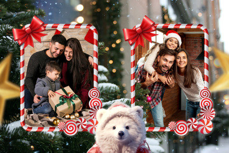 اسکرین شات 4 برنامه Family Dual Photo Frames