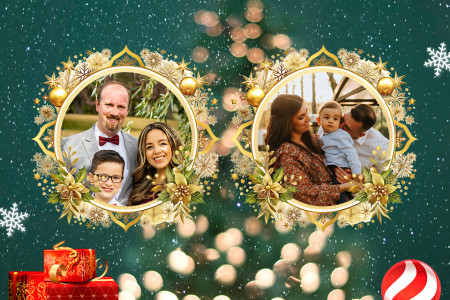 اسکرین شات 3 برنامه Family Dual Photo Frames