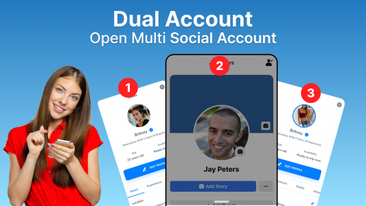 اسکرین شات برنامه Dual App Space Multi Accounts 5