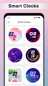 اسکرین شات 4 برنامه Clock App Wallpaper Live