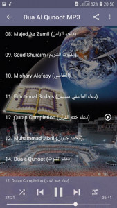 اسکرین شات برنامه Dua Al Qunoot MP3 Offline 3