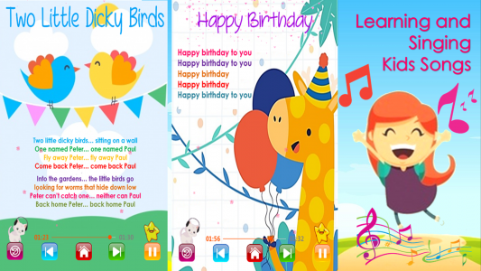 اسکرین شات 3 بازی Nursery Rhymes - Offline Songs