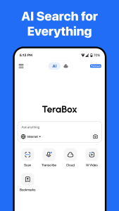 اسکرین شات 3 برنامه TeraBox: 1TB Cloud & AI Space