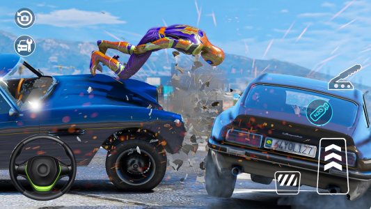 اسکرین شات بازی Trials Car Crash - Car Driving 2