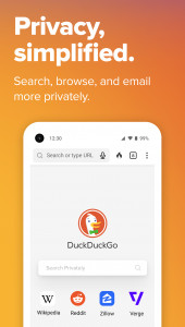 اسکرین شات برنامه DuckDuckGo Private Browser 1