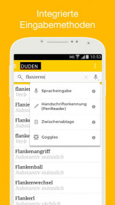 اسکرین شات برنامه Duden German Dictionaries 5
