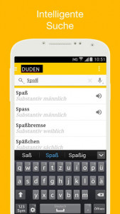 اسکرین شات برنامه Duden German Dictionaries 2