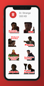 اسکرین شات برنامه Marvel Stickers WASticker 5