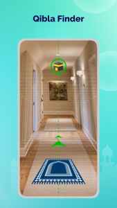 اسکرین شات 3 برنامه Duff Qibla Finder, Prayer Time