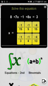 اسکرین شات برنامه Math Tutorials 8