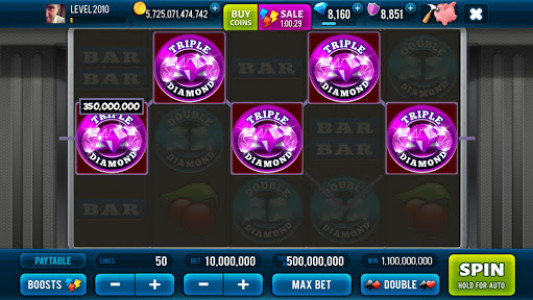 اسکرین شات بازی 3 Pink Jackpot Diamonds Slots 2
