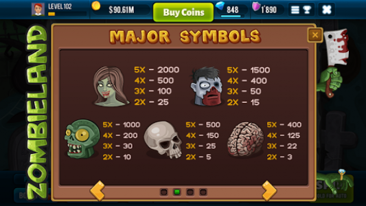 اسکرین شات بازی Zombieland Free Casino Slot 6