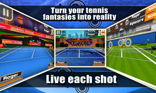 اسکرین شات بازی Tennis Pro 3D 2