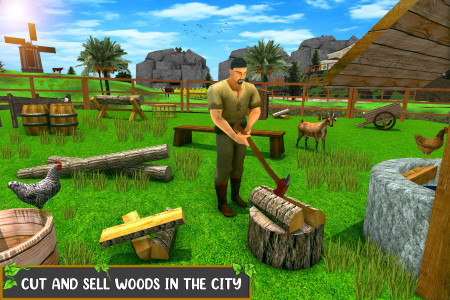 اسکرین شات 2 برنامه Animal Farm Simulator Farming