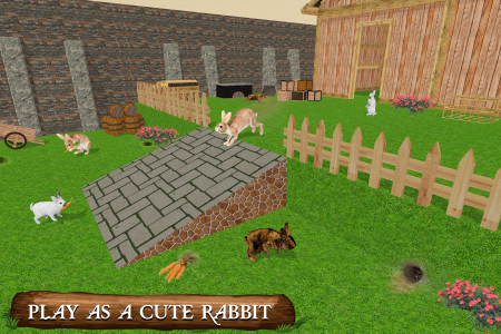 اسکرین شات برنامه Ultimate Rabbit Simulator Game 1