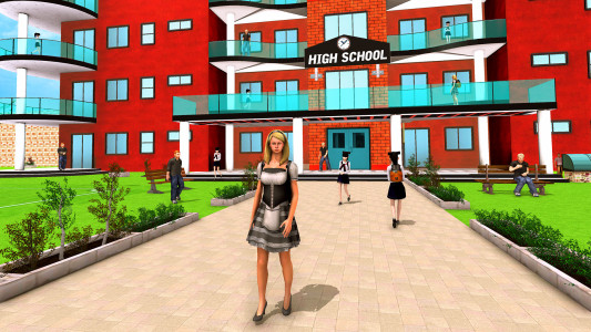 اسکرین شات 2 بازی My High School Games Girl Life