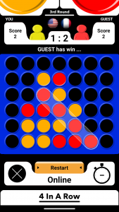 اسکرین شات 1 بازی 4 In A Row Board Game