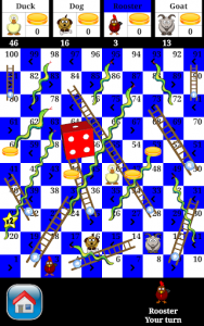 اسکرین شات بازی Snakes and Ladders - 2 to 4 player board game 4
