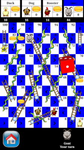 اسکرین شات بازی Snakes and Ladders - 2 to 4 player board game 1