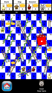 اسکرین شات 1 بازی The Game of Snakes and Ladders