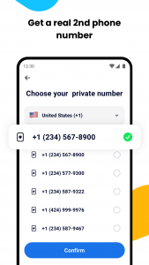 اسکرین شات 2 برنامه Duo Number - 2nd Phone Line
