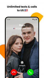 اسکرین شات 1 برنامه Duo Number - 2nd Phone Line